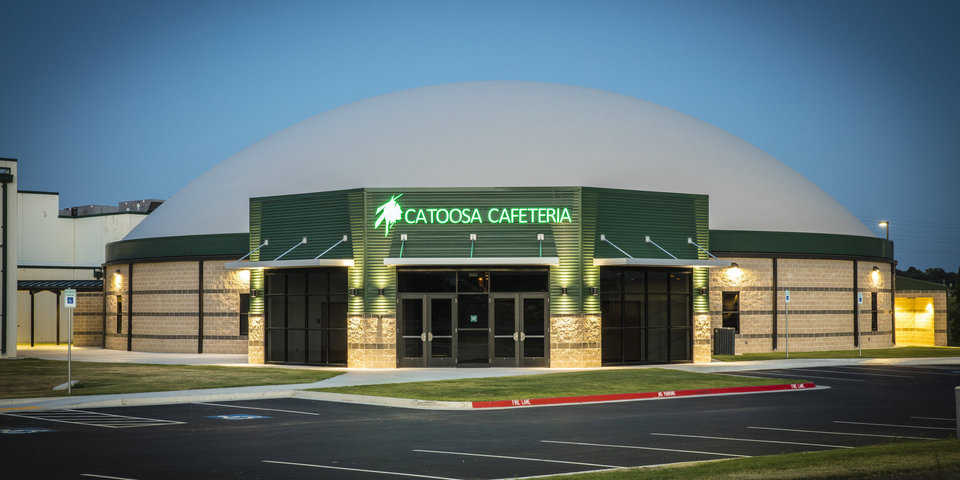 Cafeteria evening