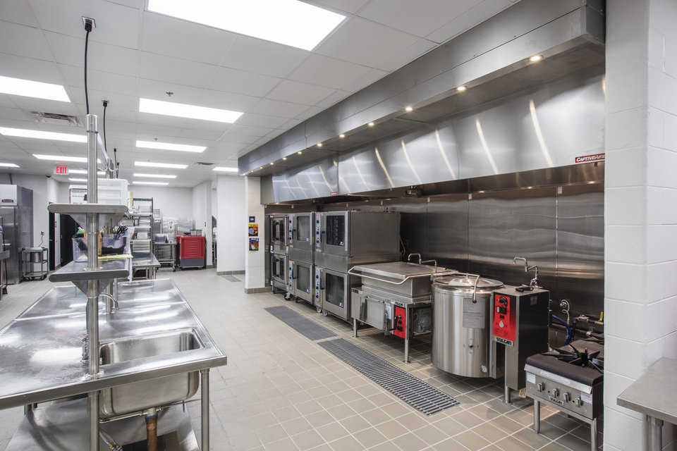 Cafeteria kitchen