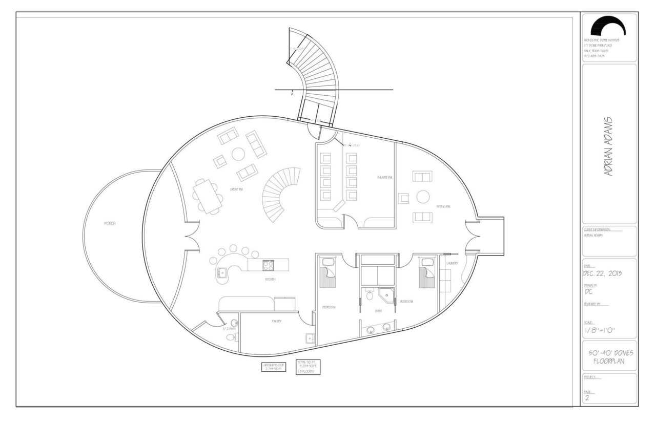 Main level floor plan