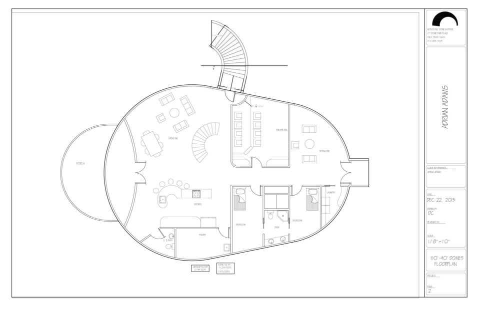 Main level floor plan