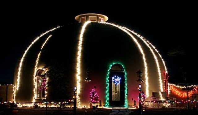 Dome Christmas lights