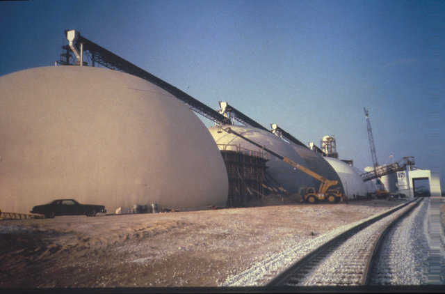 Grain storage domes