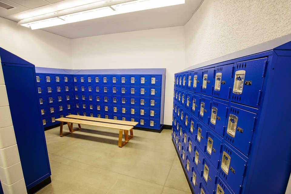 Locker room