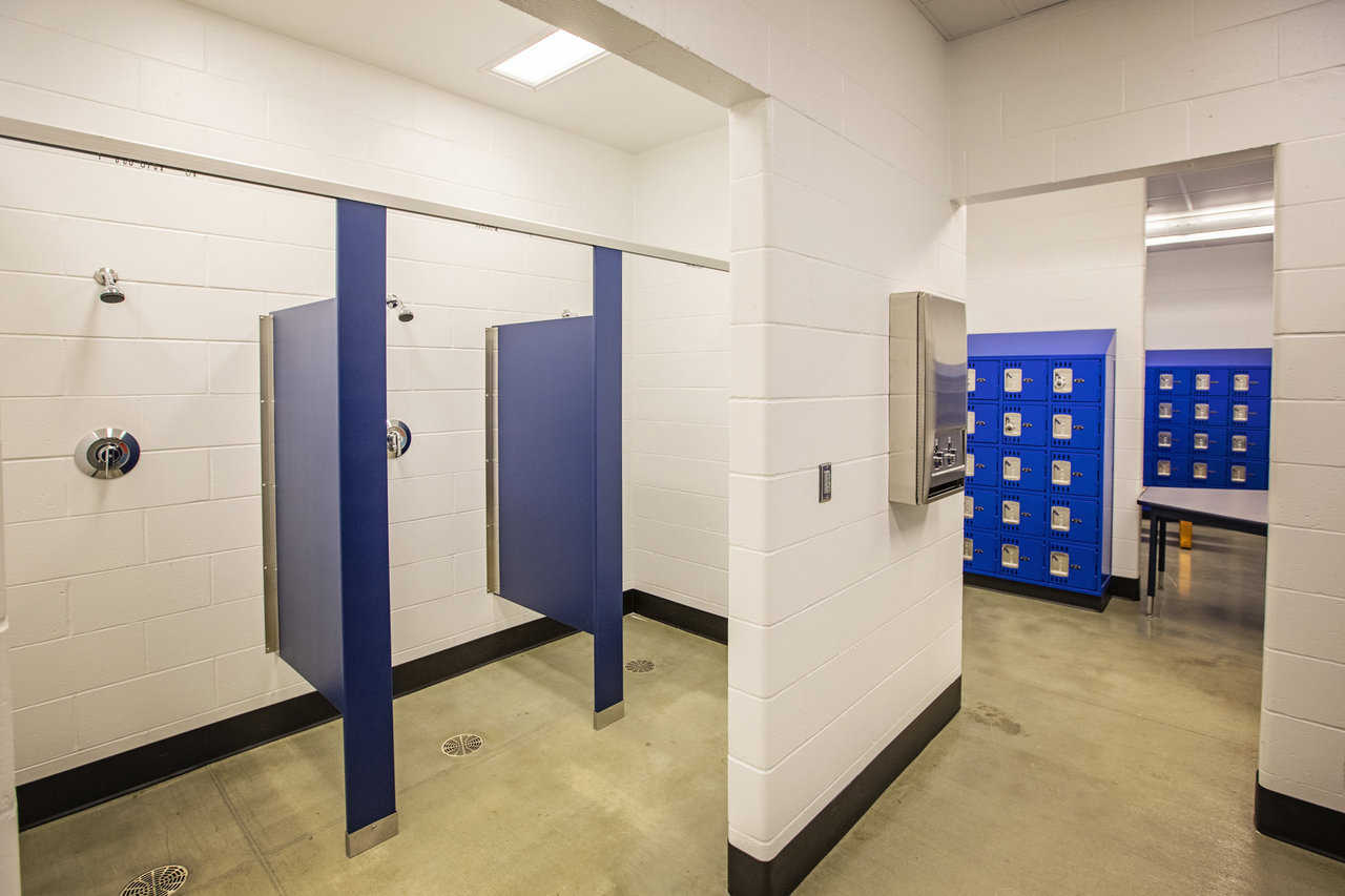 Locker room