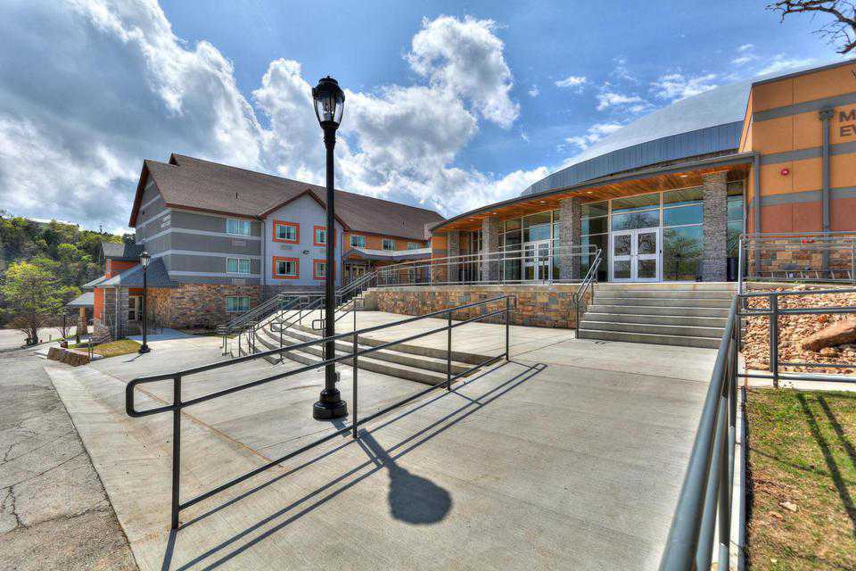 Entrance wide view