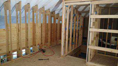 Framing upstairs
