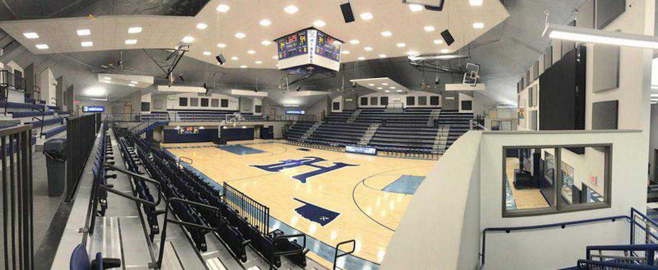 Hartshorne gymnasium interior