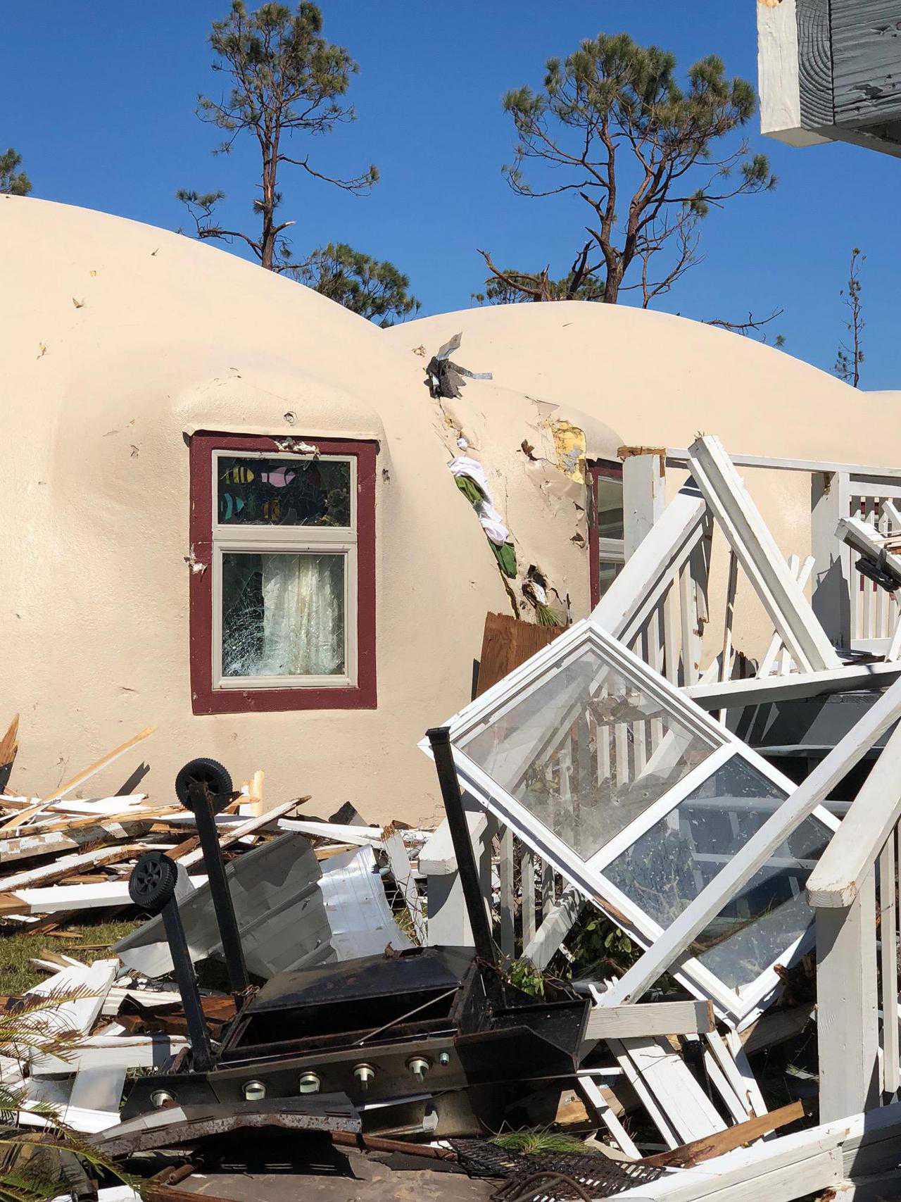 Hurricane Michael debris