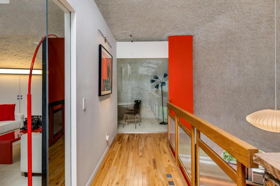 Upstairs walkway