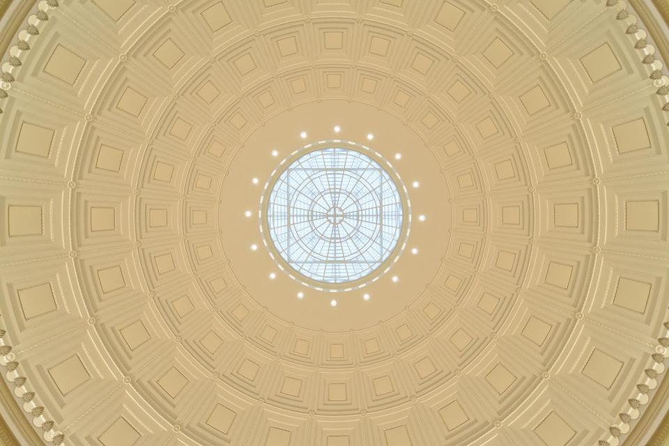 Barker Library reading room oculus