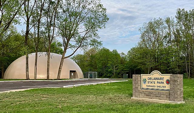 Delaware State Park Tornado Shelter