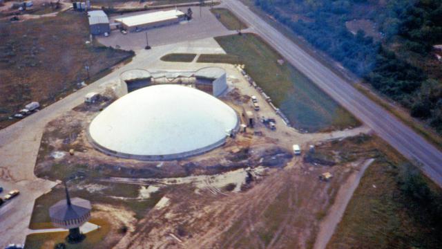 Flying over the job site reveals the scope of work.